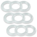 Clear / XL 3-Pack