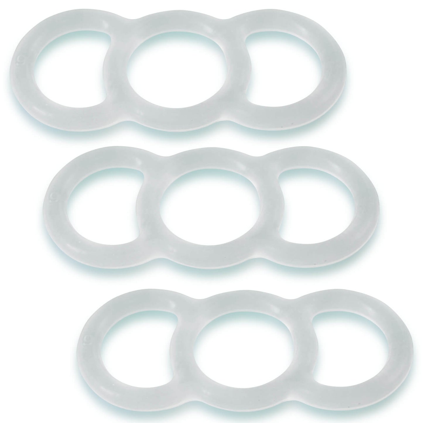 Clear / XXL 3-Pack