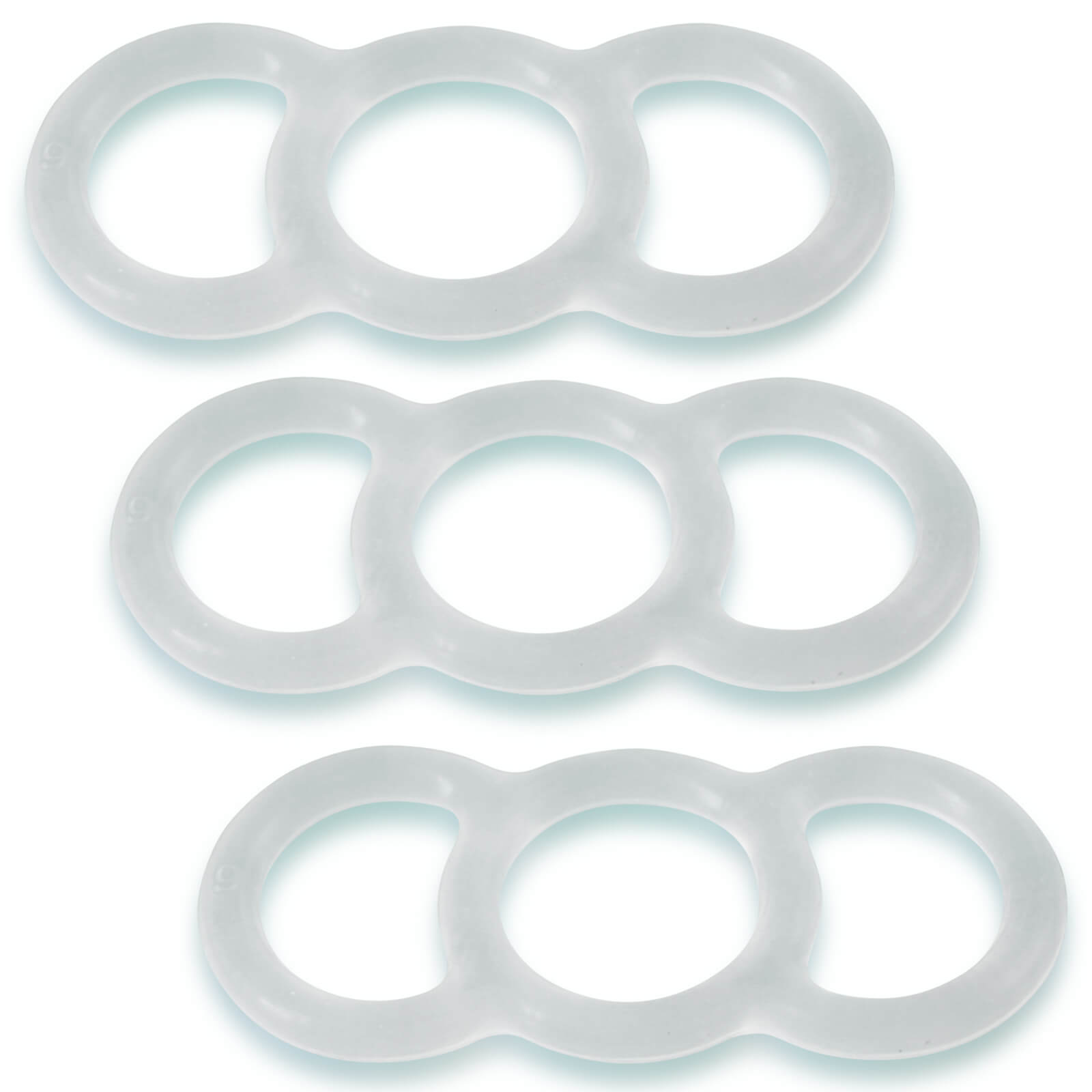 Clear / XXL 3-Pack
