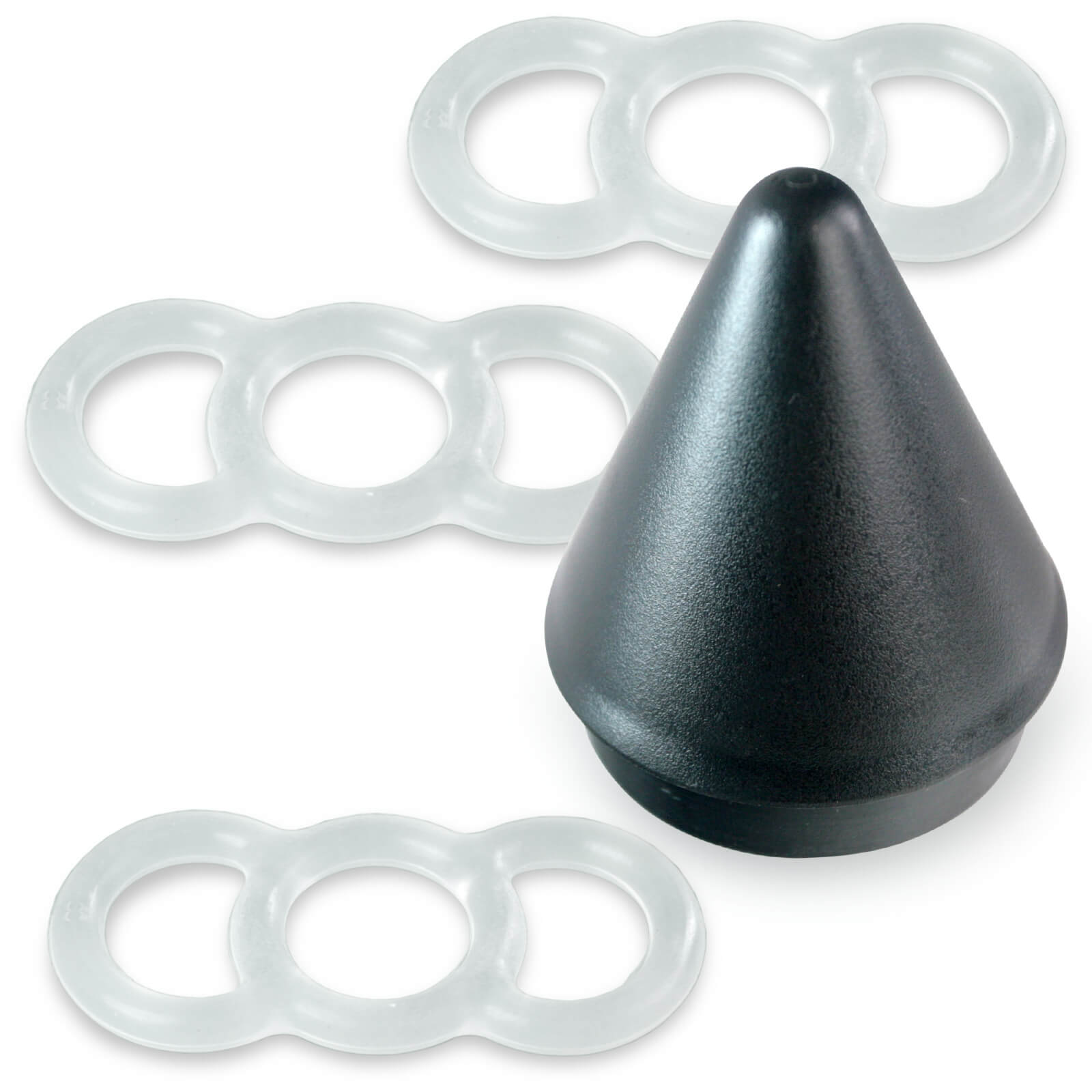 Clear / XL 3-Pack