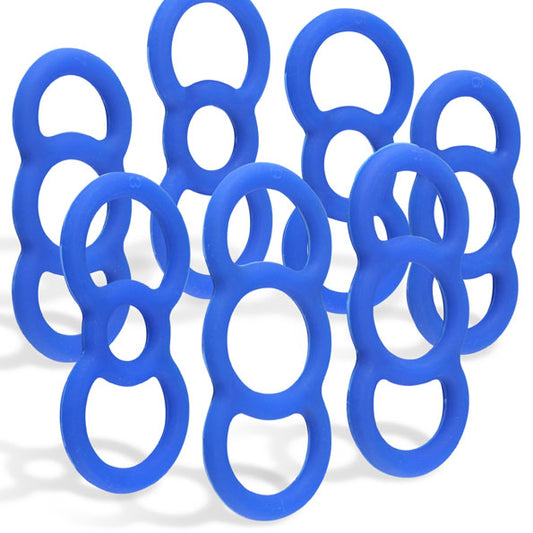 LeLuv EYRO Tension Rings - Slippery Silicone Singles or Sampler Packs - .5" Through 1" Diameters