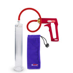 Maxi Red Handle Silicone Hose | Penis Pump | 12" x 1.65" Cylinder