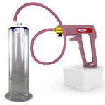 Maxi Pink Handle Silicone Hose | Penis Pump + 9" Length x 2.50" WIDE Flange Cylinder