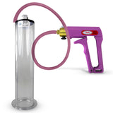 MAXI Purple Penis Pump with Premium Hose 9" Length - 2.00" Diameter Wide Flange Cylinder