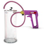 MAXI Purple Penis Pump with Premium Hose 9" x 3.5" Cylinder