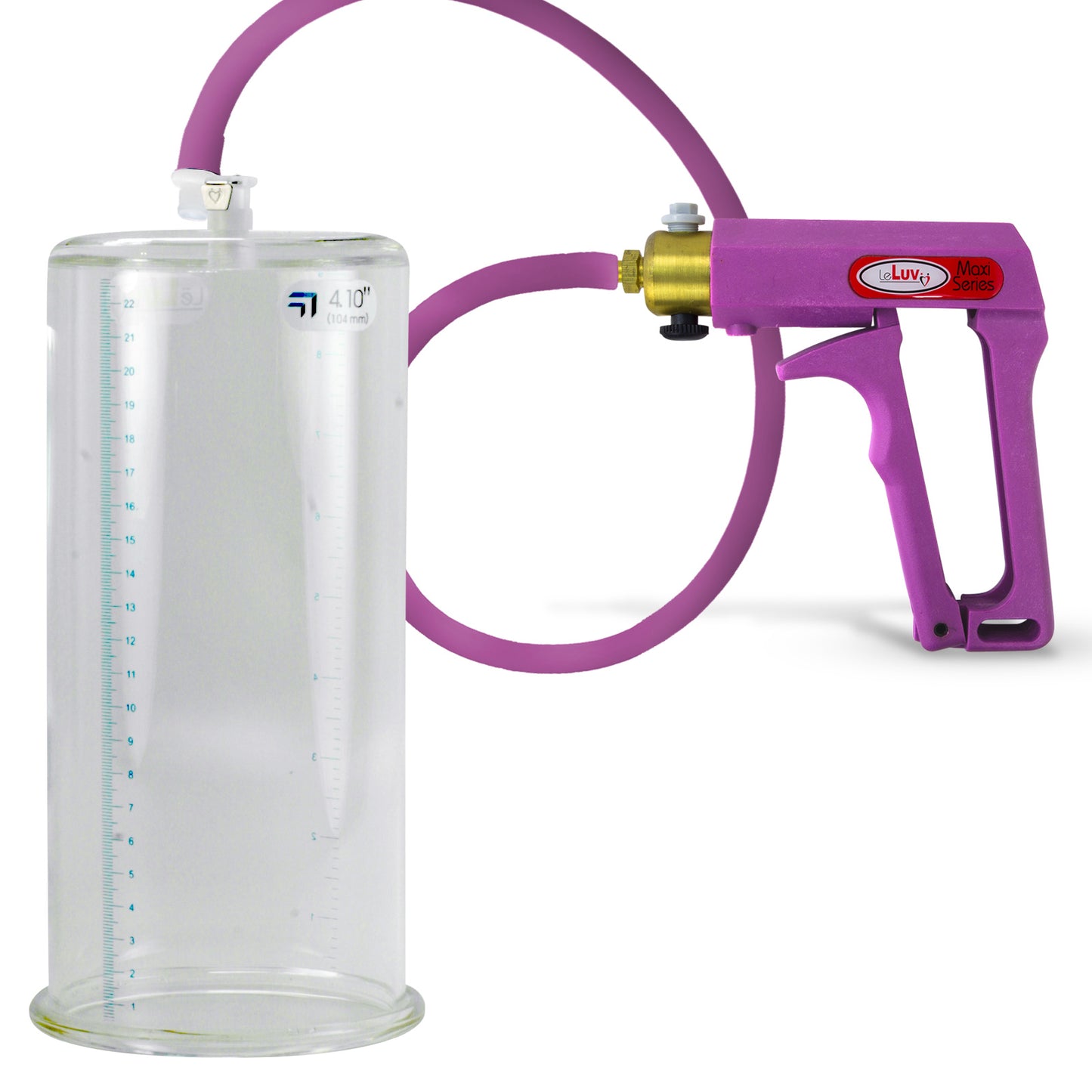 Maxi Purple Penis Pump Premium Hose with 9" x 4.10" Cylinder