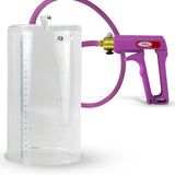 Maxi Purple Penis Pump Premium Hose with 9" x 5.00" Cylinder