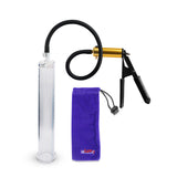Ultima Brass Black Rubber Grip Silicone Hose | Penis Pump | 12" Length x 1.65" Cylinder 