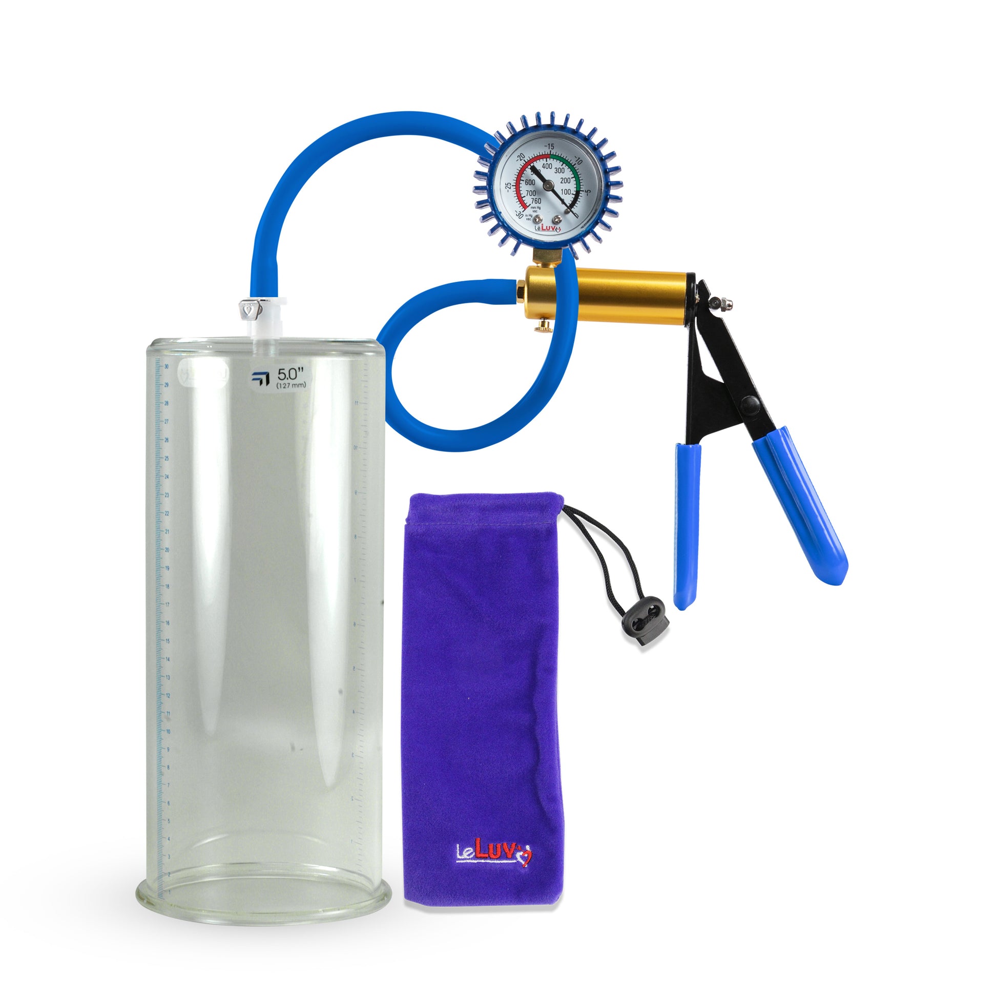 ULTIMA Blue Premium Hose Pump with Gauge & Cover 12" 5.00" Diameter