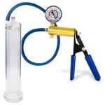 Vacuum Pump ULTIMA Blue Premium Hose with Gauge 9" x 1.65" Cylinder Diameter