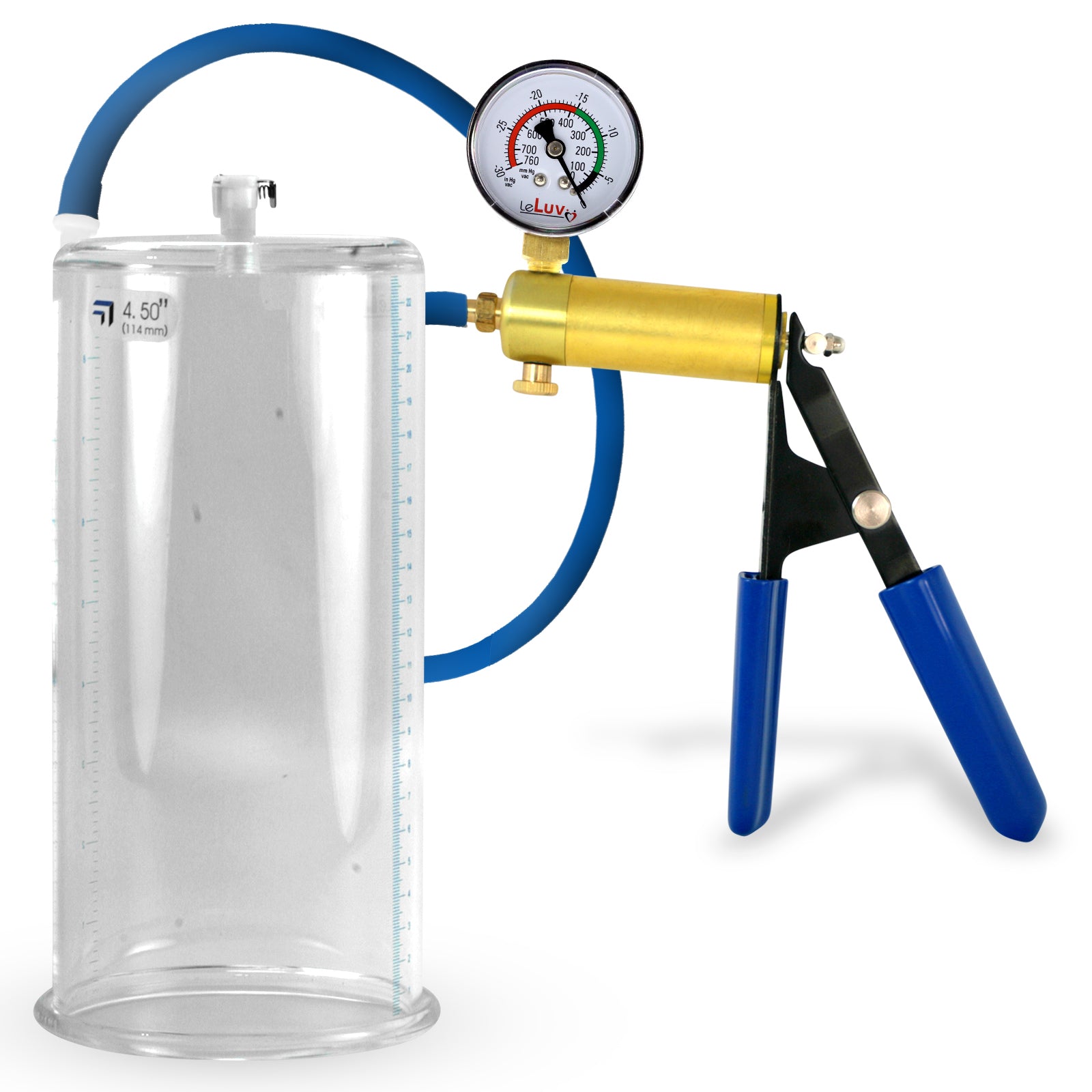 Vacuum Pump ULTIMA Blue Premium Hose with Gauge 9" x 4.50" Cylinder Diameter