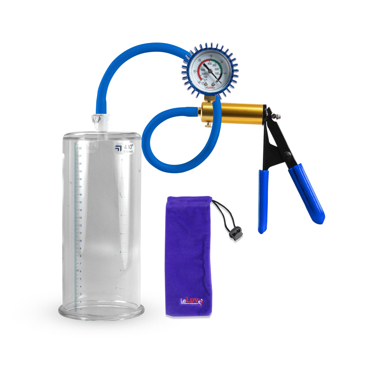 ULTIMA Blue Premium Hose Pump + Gauge & Cover 9" Length x 4.10" Diameter