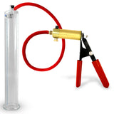 Ultima Red Rubber Grip, Silicone Hose | Penis Pump + 12" x 1.50" Cylinder