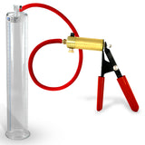 Ultima Red Rubber Grip, Silicone Hose | Penis Pump + 12" x 2.00" Cylinder