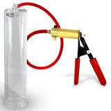 Ultima Red Rubber Grip, Silicone Hose | Penis Pump + 12" x 2.75" Cylinder