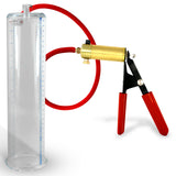 Ultima Red Rubber Grip, Silicone Hose | Penis Pump + 12" x 2.875" Cylinder
