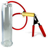 Ultima Red Rubber Grip, Silicone Hose | Penis Pump + 12" x 3.00" Cylinder