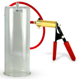 Ultima Red Rubber Grip, Silicone Hose | Penis Pump 12" Length - 4.50" Cylinder Diameter