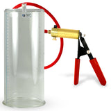 Ultima Red Rubber Grip, Silicone Hose | Penis Pump 12" Length - 5.00" Cylinder Diameter