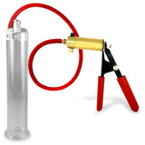 Ultima Red Rubber Grip, Silicone Hose | Penis Pump + 9" x 1.75" Cylinder