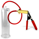Ultima Red Rubber Grip, Silicone Hose | Penis Pump + 9" x 2.75" Cylinder