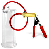 Ultima Red Rubber Grip, Silicone Hose | Penis Pump + 9" x 3.50" Cylinder