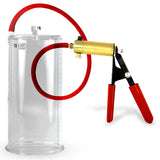 Ultima Red Rubber Grip, Silicone Hose | Penis Pump 9" Length - 4.50" Cylinder Diameter