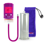 Smart LCD iPump Penis Pump , Silicone Hose | Purple Head - 9" x 4.10" Cylinder
