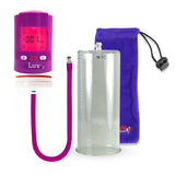 Smart LCD iPump Penis Pump , Silicone Hose | Purple Head - 9" x 5.00" Cylinder