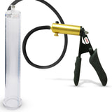 Premium Ultima Black Penis Pump Ergonomic Grip & Slippery Hose 12" Length - 1.65" Cylinder Diameter