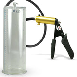 Premium Ultima Black Penis Pump Ergonomic Grip & Slippery Hose 12" Length - 4.10" Cylinder Diameter