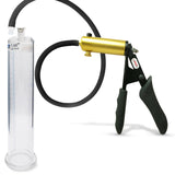 Premium Ultima Black Penis Pump Ergonomic Grip & Slippery Hose 9" Length - 1.65" Cylinder Diameter