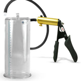 Premium Ultima Black Penis Pump Ergonomic Grip & Slippery Hose 9" Length - 4.10" Cylinder Diameter