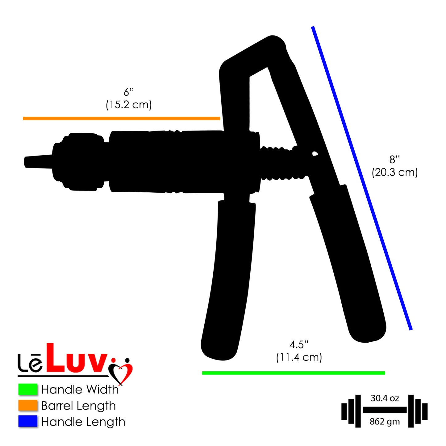 PRIMO Pro+ Handle Penis Pump Silicone Hose | 12" Round Flange [Shopify ONLY]