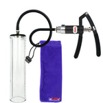 PRIMO Lite Penis Pump | Black Handle, Silicone Hose | 12" x 2.7" Thick-Walled Penis Cylinder