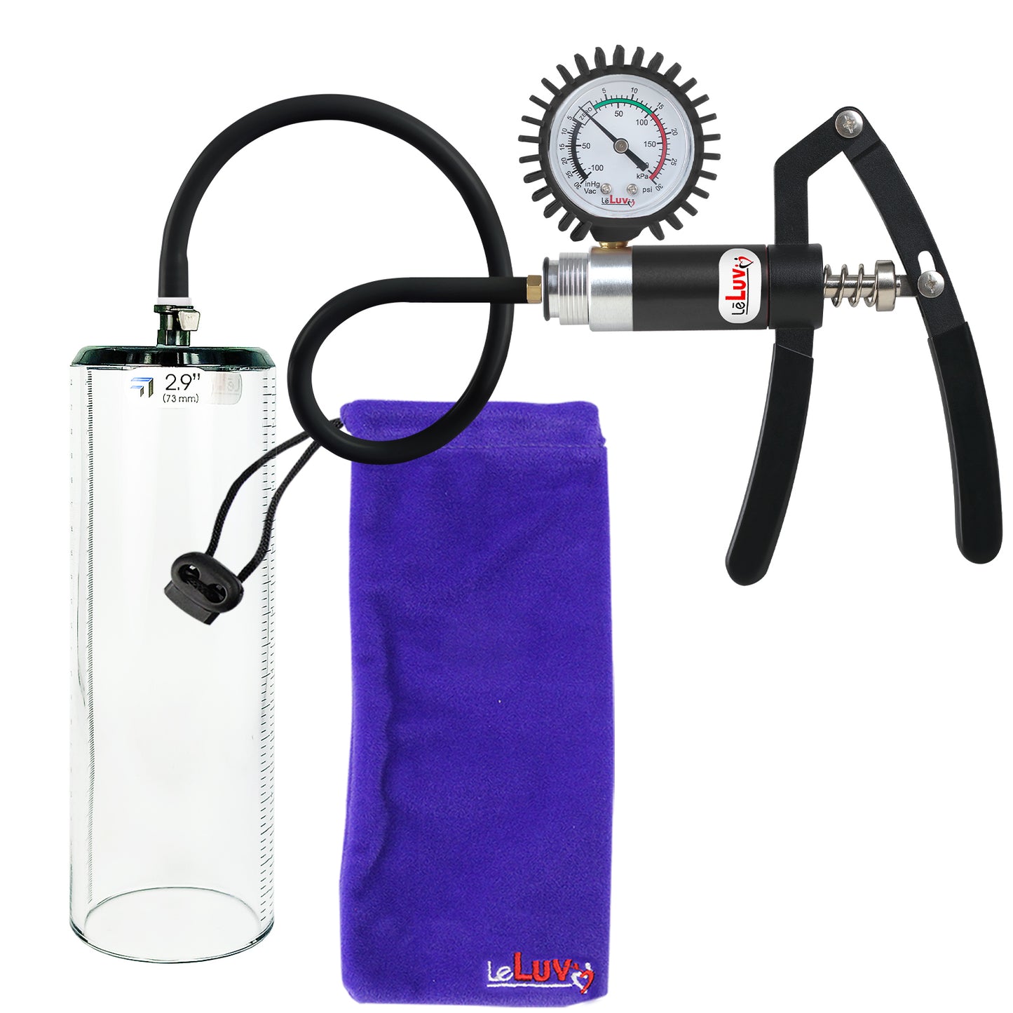 Black + Protected Gauge / 9" x 2.9"