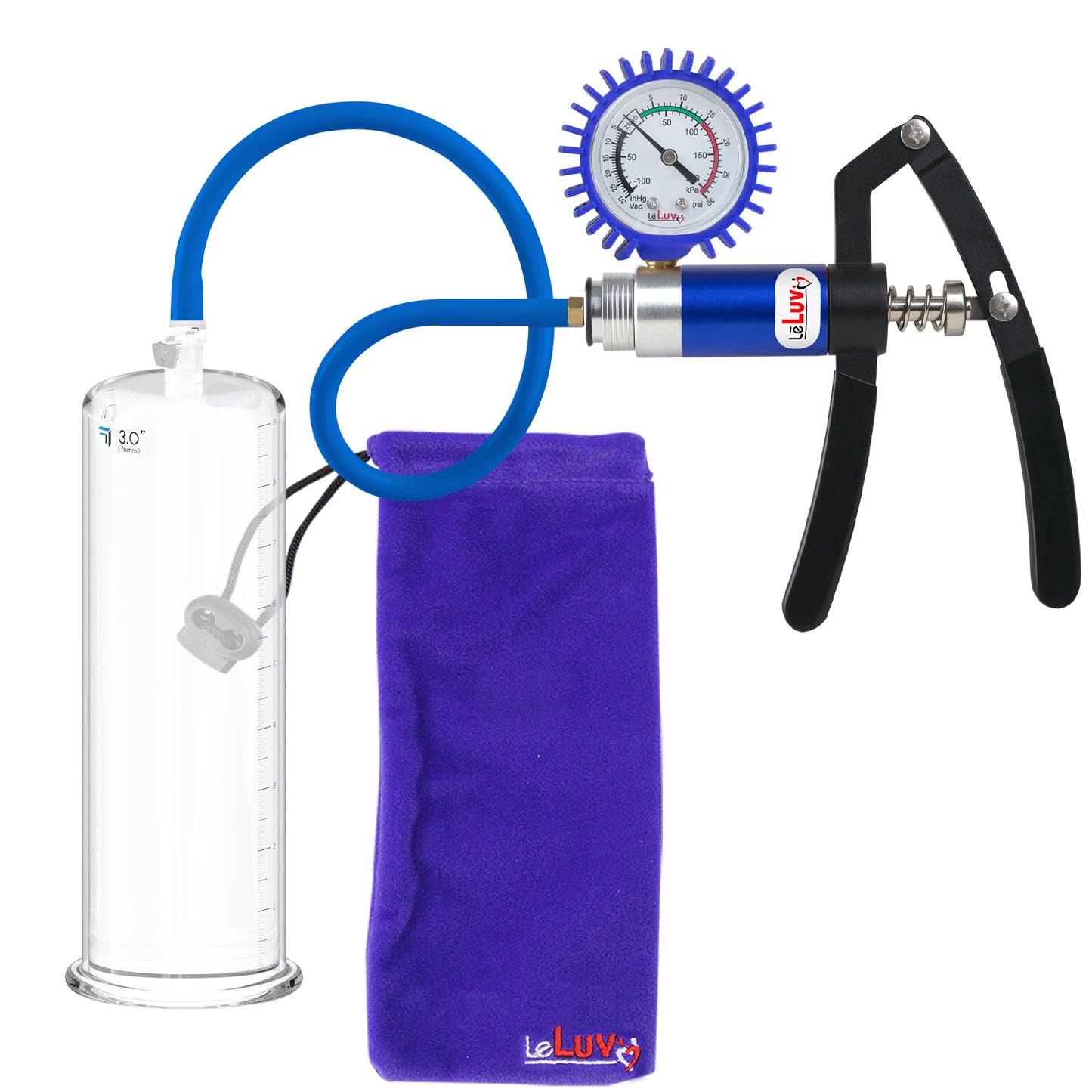 Blue + Protected Gauge / 9" x 3.00"