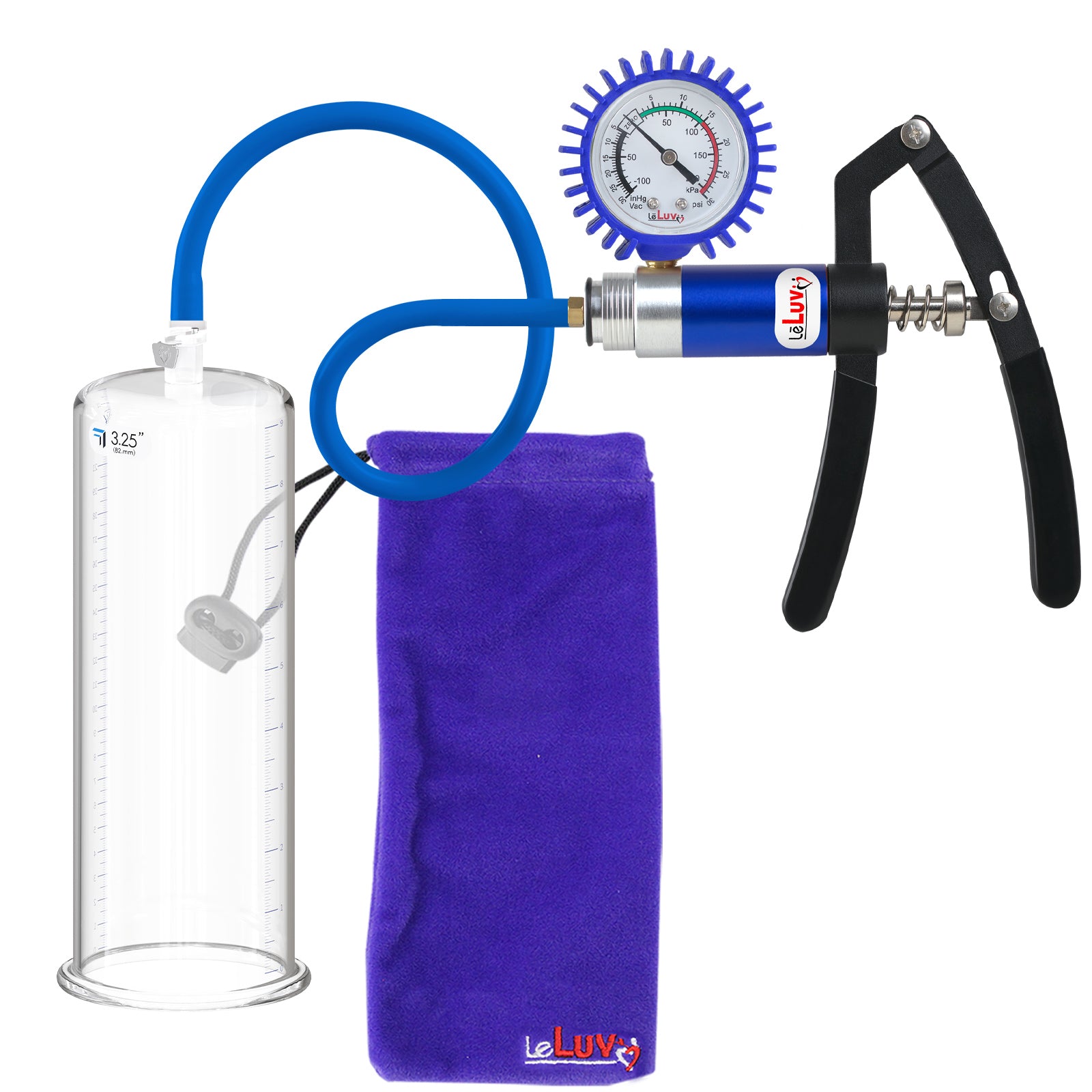 Blue + Protected Gauge / 9" x 3.25"