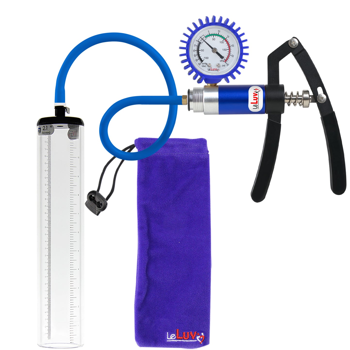 Blue + Protected Gauge / 12" x 2.1"
