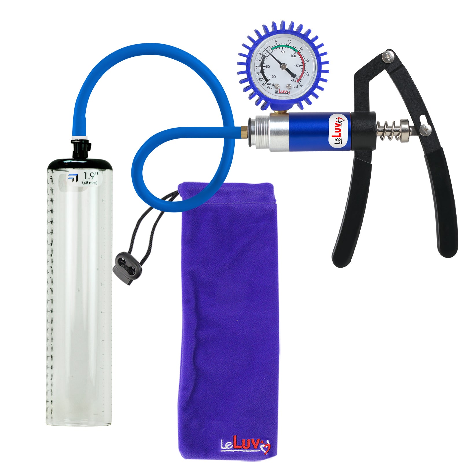 Blue + Protected Gauge / 9" x 1.9"