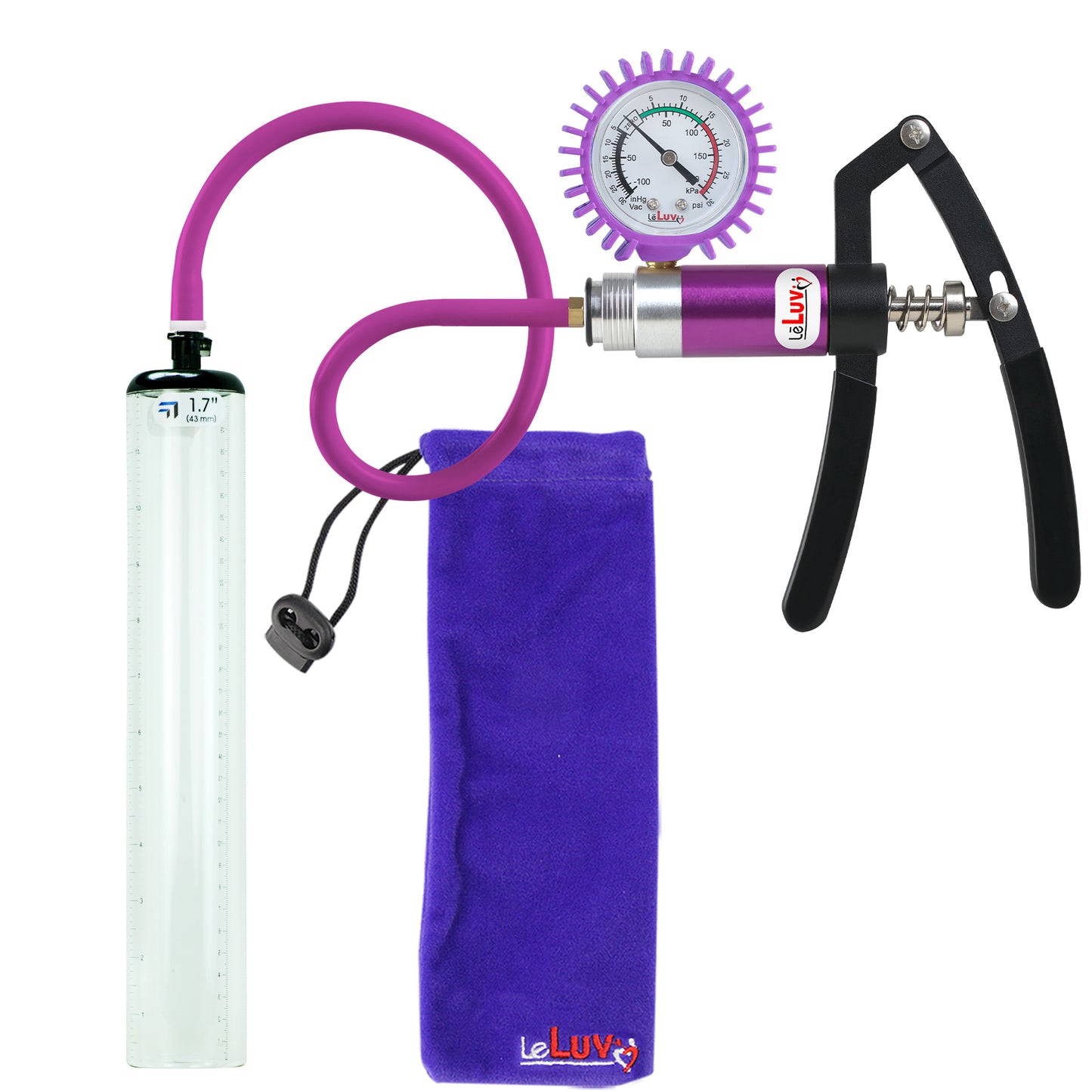 Purple + Protected Gauge / 12" x 1.7"