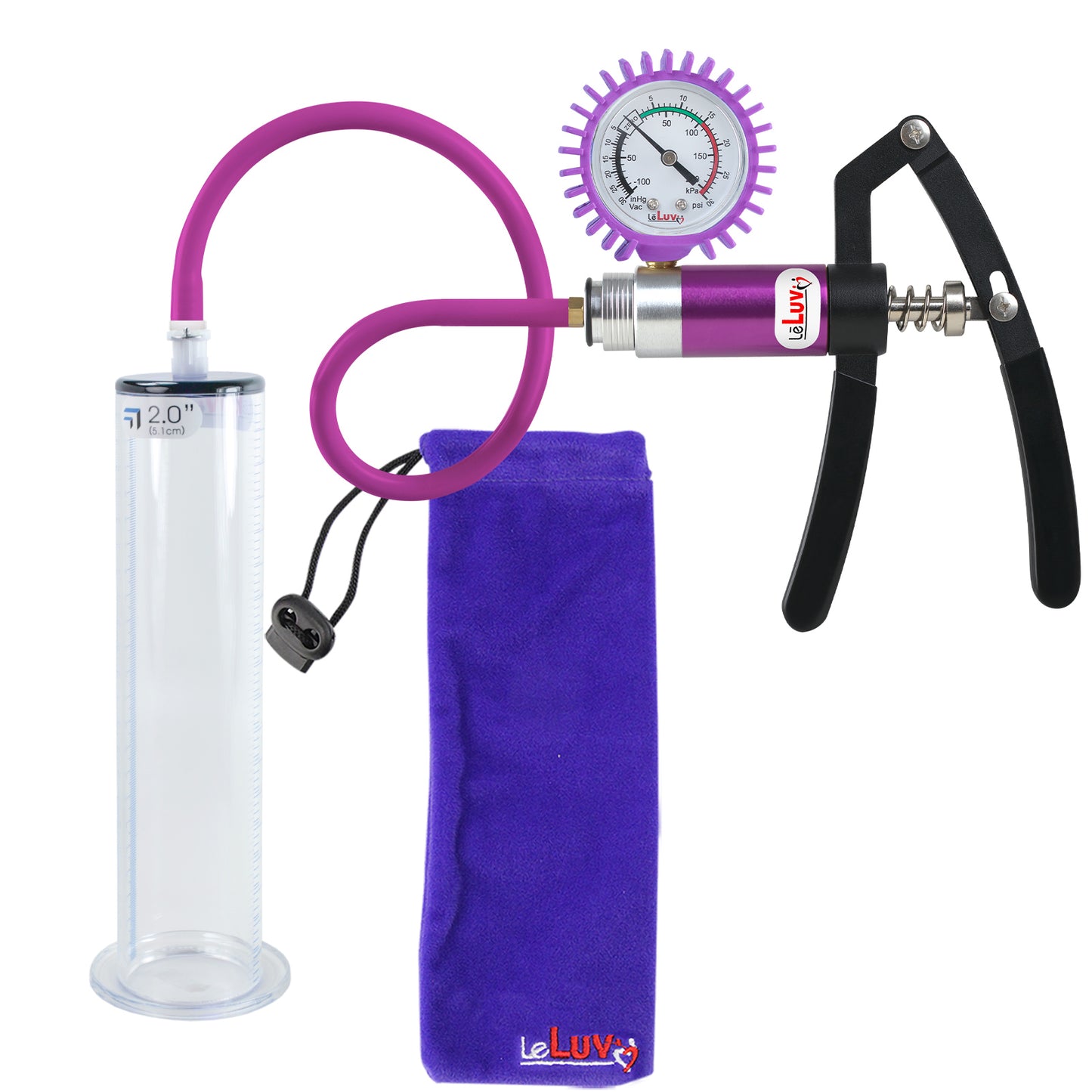Purple + Protected Gauge / 9" x 2.00"