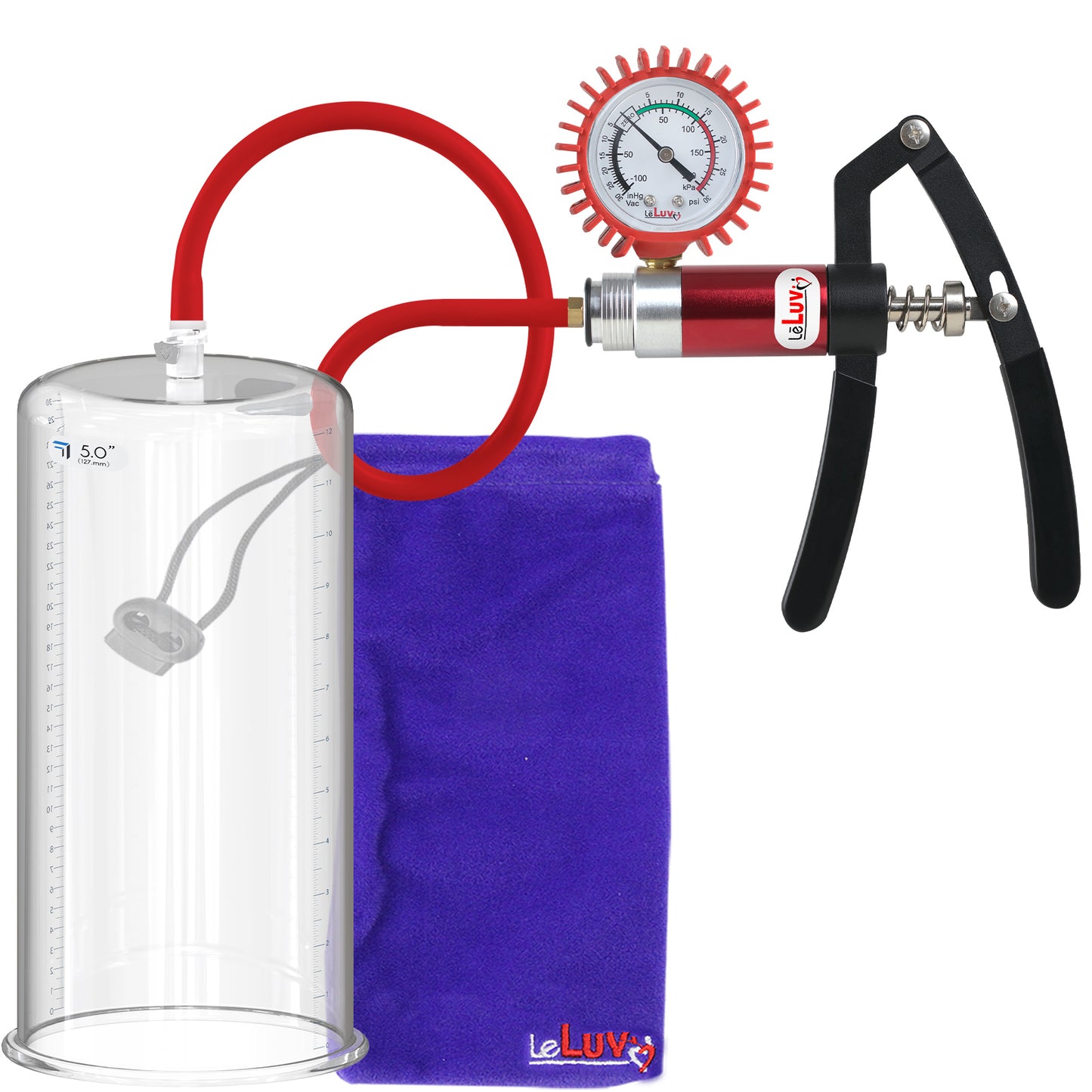 Red + Protected Gauge / 12" x 5.00"