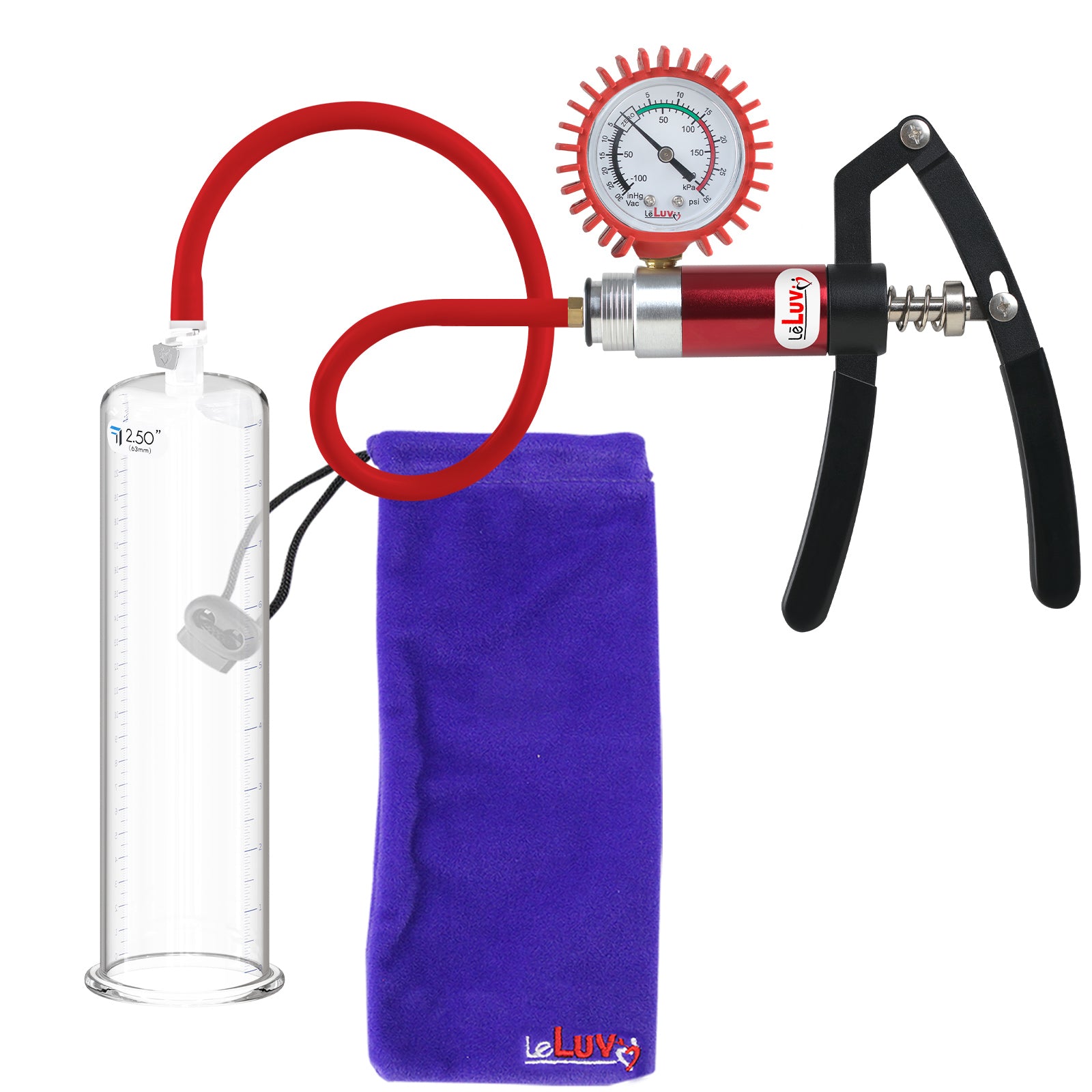 Red + Protected Gauge / 9" x 2.5"