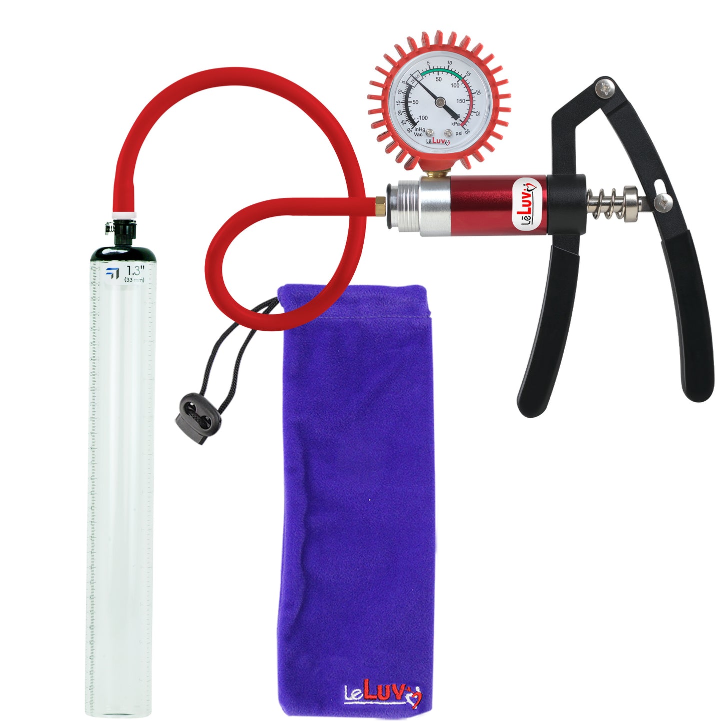 Red + Protected Gauge / 12" x 1.3"
