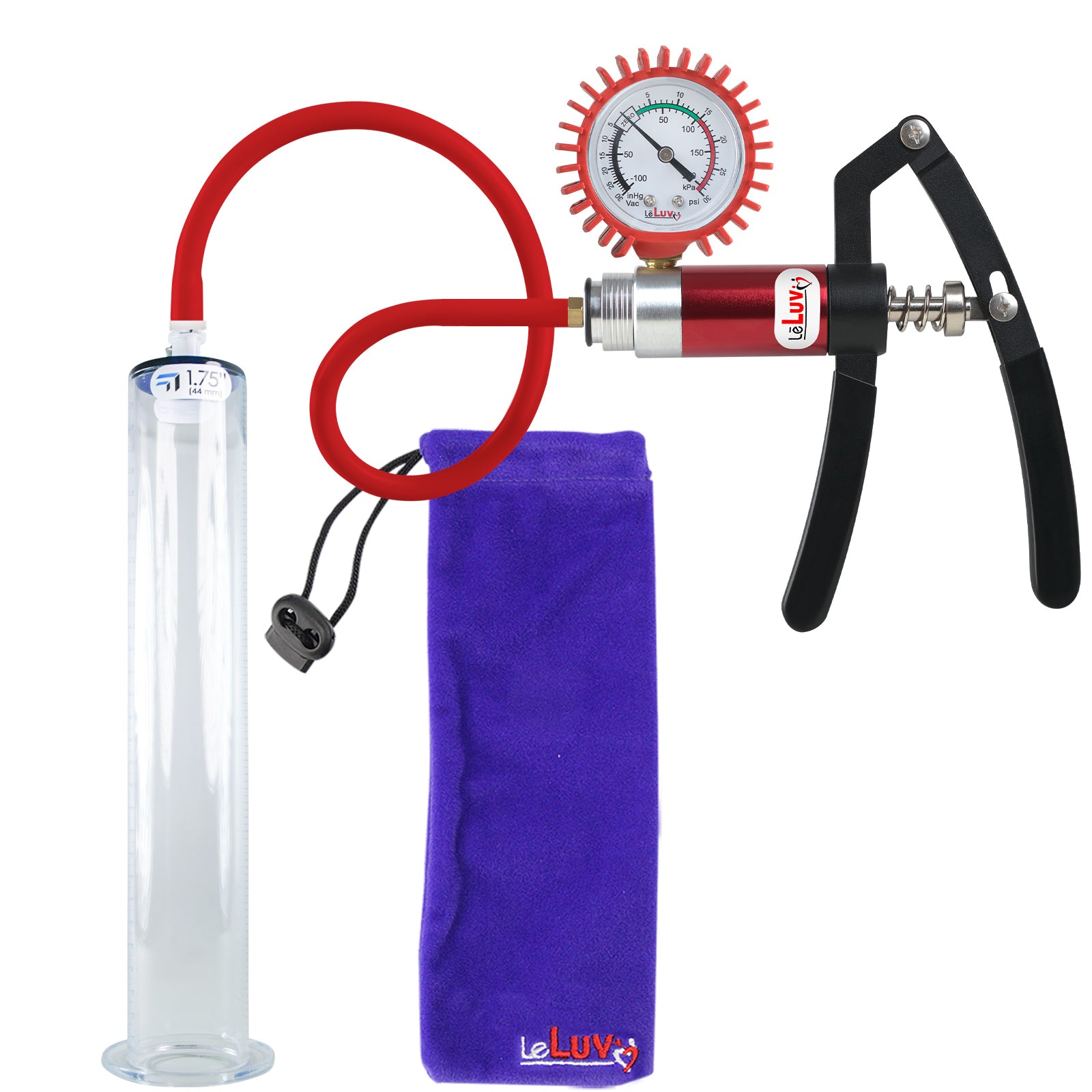 Red + Protected Gauge / 12" x 1.75"