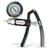 PRIMO LITE Vacuum/Pressure pump handle with a Black protected Gauge -Black