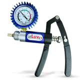 PRIMO LITE Vacuum/Pressure pump handle with a Blue protected Gauge -Blue