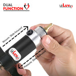 LeLuv Primo Lite Penis Pump -  Vacuum and Inflator Handle - Wide Flange Cylinder Options