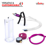 LeLuv Primo Lite Pump Handles | Small & Powerful Dual-Action Vacuum/Pressure Modes | Gauge Options
